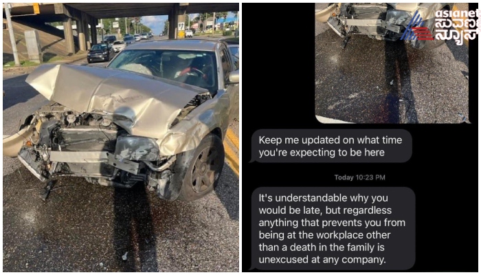 Manager Tells Employee Only Death Is Excused When They Get Late Due To A Car Accident gow 