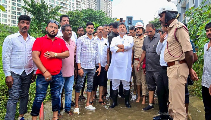 Bengaluru rains DCM DK Shivakumar announces Rs 10000 compensation for affected residents vkp