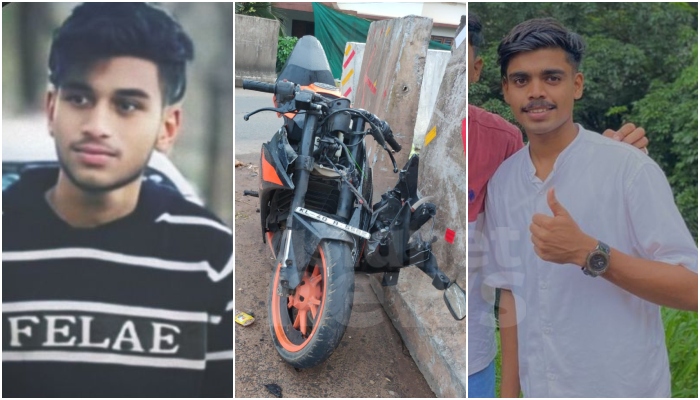 two youth died bike  accident in Malappuram 