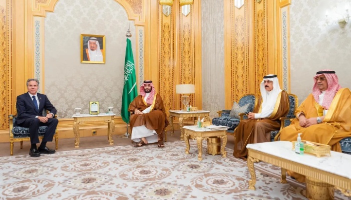 Saudi crown prince and US state secretary holds discussion on possibility of of ceasefire in Lebanon and Gaza 