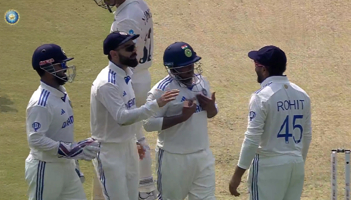 Watch Sarfaraz Khan Convinces Capatain Rohit Sharma to take DRS, then What happened next