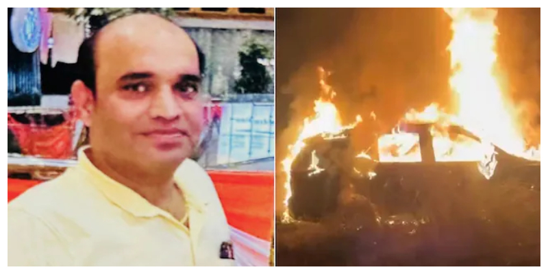 Realtor Found Dead In Burning Fortuner Was Murder by Friends 