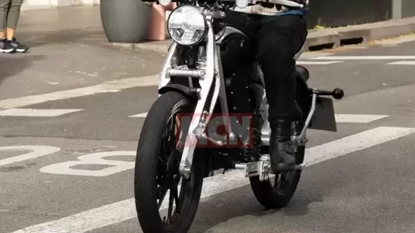 Royal Enfield electric motorcycle spied