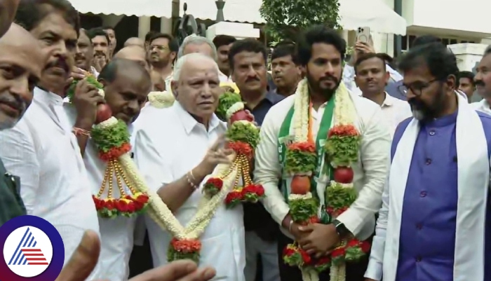 Nikhil Kumaraswamy NDA alliance candidate for Channapatna Yediyurappa announced sat