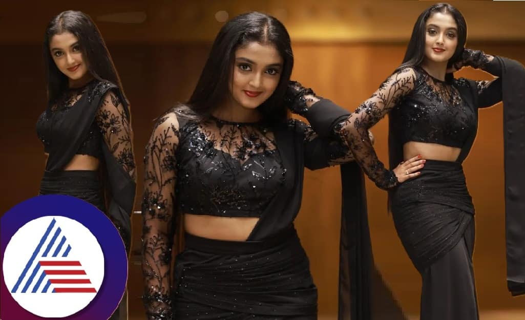 Lakshmi Baramma actress Bhoomika stuns in black saree pav