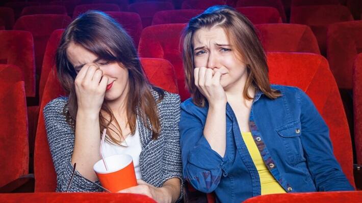 People cry during movies 