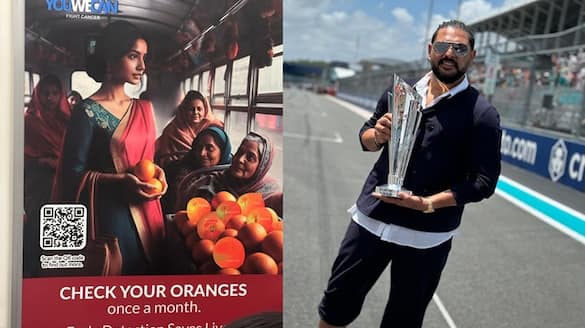 check your oranges once in a month netizens slams Yuvraj sing foundation breast cancer ad ckm