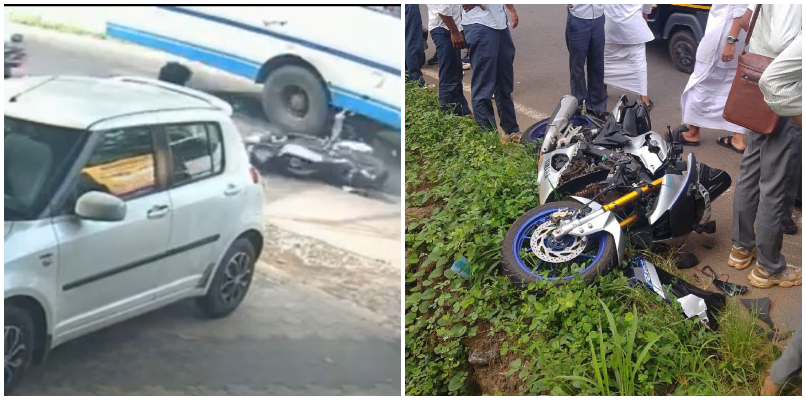 Another bike accident in Malappuram student died one seriously injured