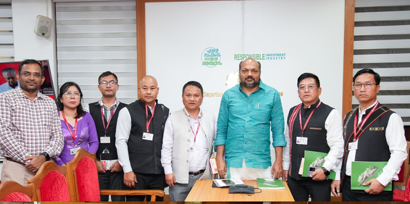 group of Mizoram MLAs came to study about public sector industrial establishments in Kerala