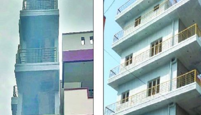 Bengaluru BBMP orders evacuation of 5 floored building in Horamavu as it develops cracks vkp