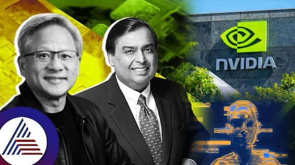 Nvidia is Vidya Mukesh Ambanis twist on chipmakers name delights company CEO Jensen Huang suc 