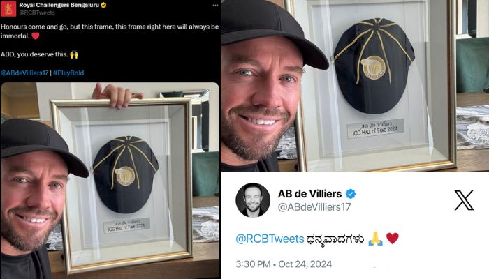 AB de Villiers Dhanyavadagalu message following Hall of Fame milestone wins Kannadigas hearts vkp