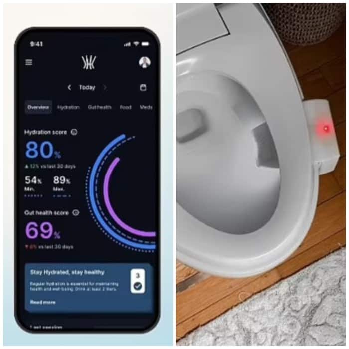 Camera in toilet? This bizarre AI-device monitors your gut health by analyzing your poop with every flush shk