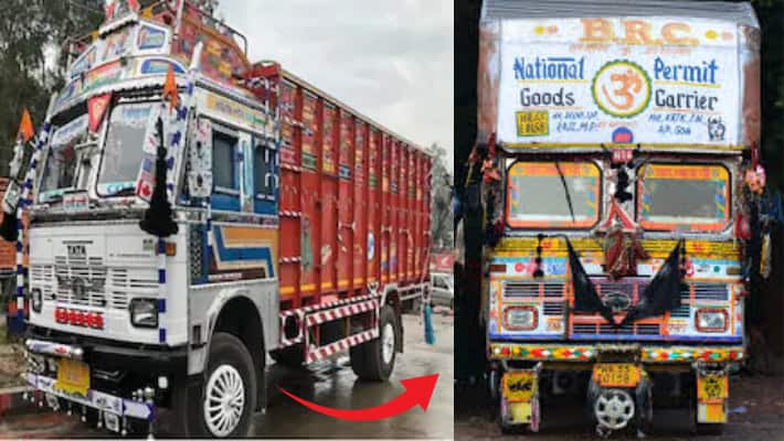 Why do ripped shoes dangle behind lorry and trucks-rag