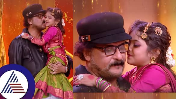 Actor Ravichandran gets emotional hugging Sihi at the Zee Kudumba Award function suc