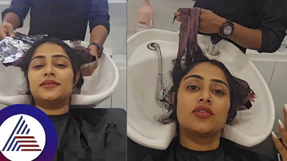 Sangeetha Sringeri of Bigg Boss fame had a problem while getting her hair coloured suc