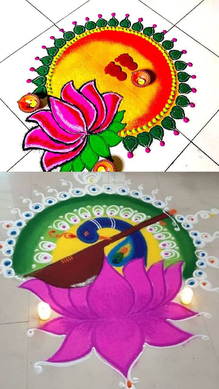 Diwali Special Easy Rangoli Designs for Small Spaces mma