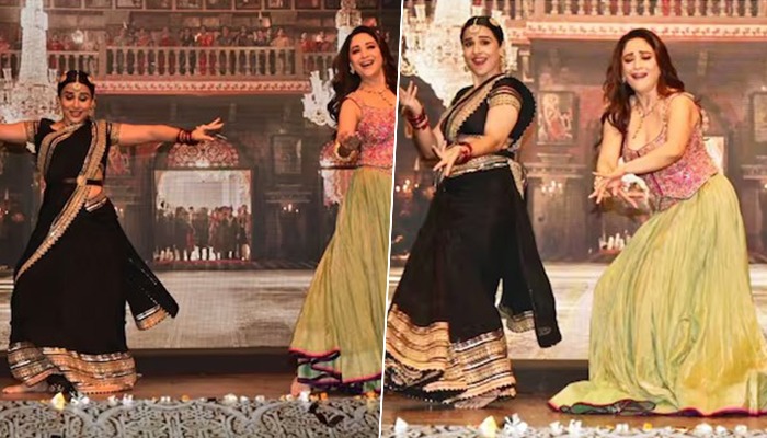 Bhool Bhulaiyaa 3: Watch Madhuri Dixit, Vidya Balan performing LIVE on 'Ami Je Tomar'  RBA