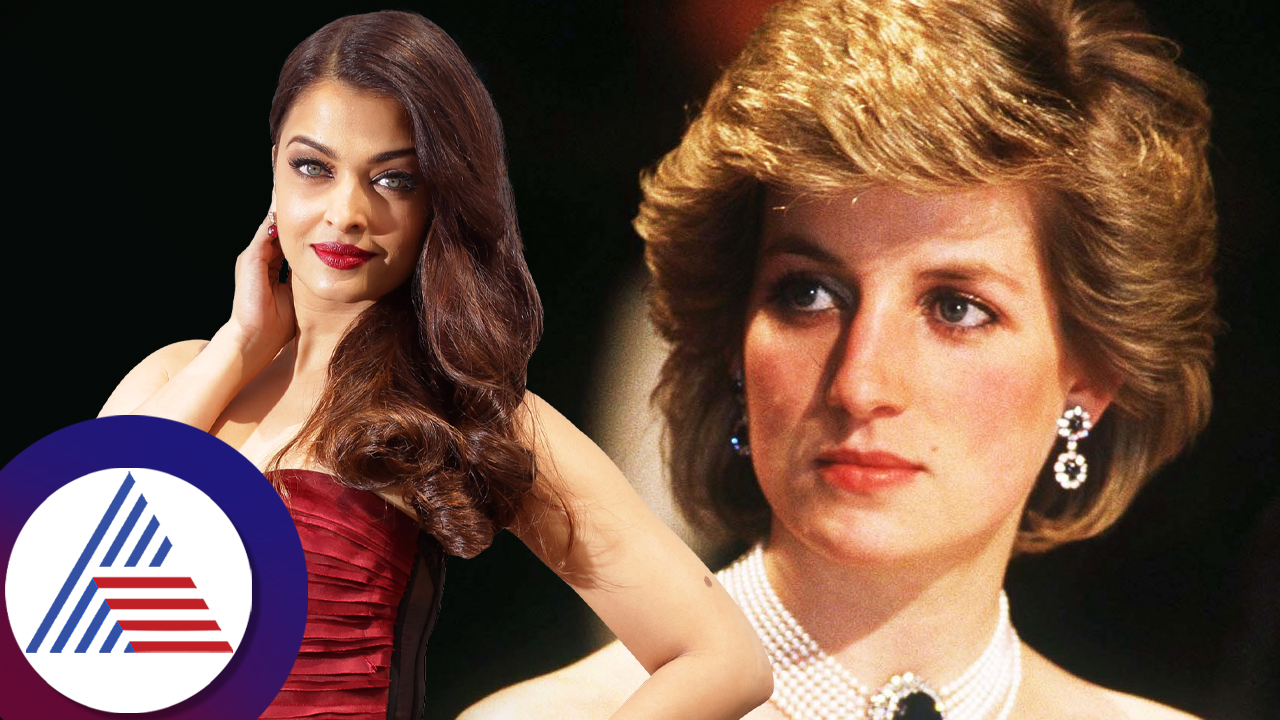 What is the link between family dispute of Aishwarya Rai and and Princess Diana