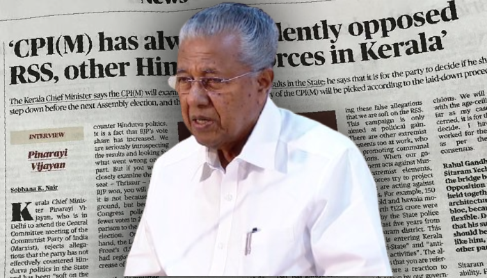 HRDS moves Delhi police and Governor against CM Pinarayi Vijayan on The Hindu Interview