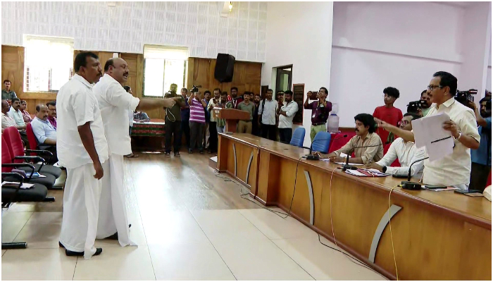 Resolution in the District Development Committee demanding the arrest of PP Divya in the death of ADM Naveen Babu 