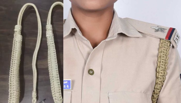 What is Lanyard rope why to attached police Uniform mrq