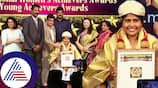 International Women Achiever Award for Asianet Suvarna news output editor Shobha MC mrq