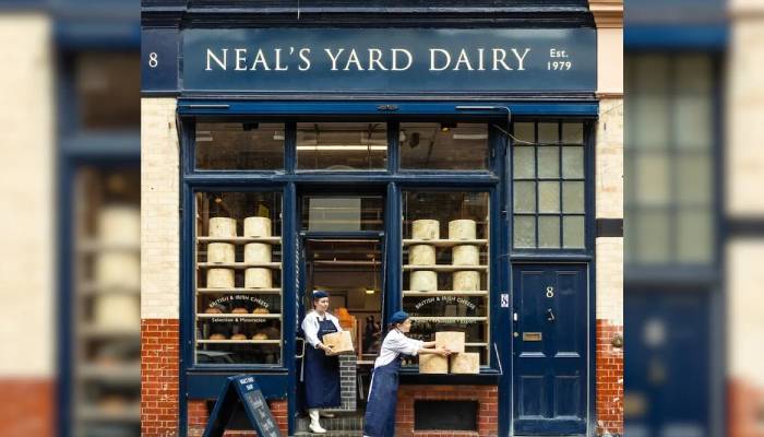 22000 kg cheese stolen from London Neals Yard Dairy