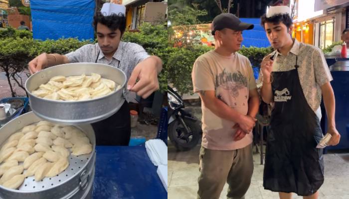 momo seller earns 13500 in a day Influencer Sarthak Sachdeva shares video 