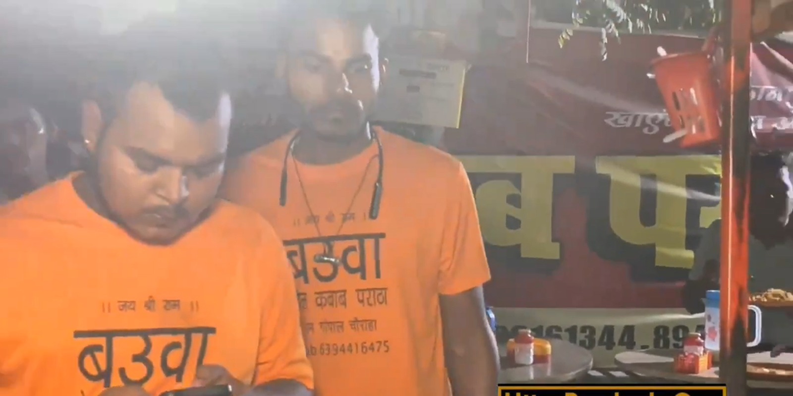 Muslim street food vendors hide identity, wear 'Jai Shri Ram' t-shirt, confronted by Bajrang Dal group (WATCH) shk