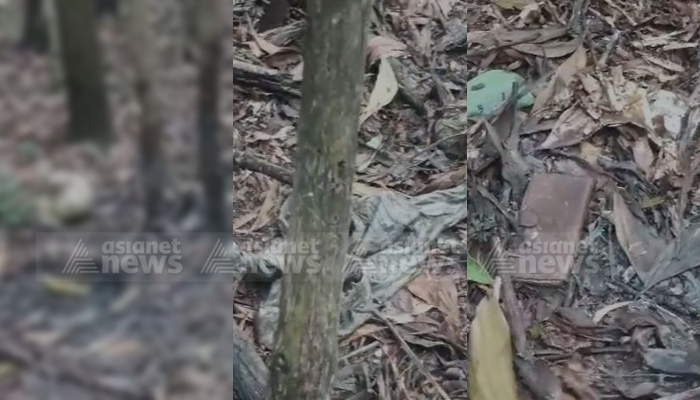 human skeleton was found inside the Mylamoodu forest in Pangode 