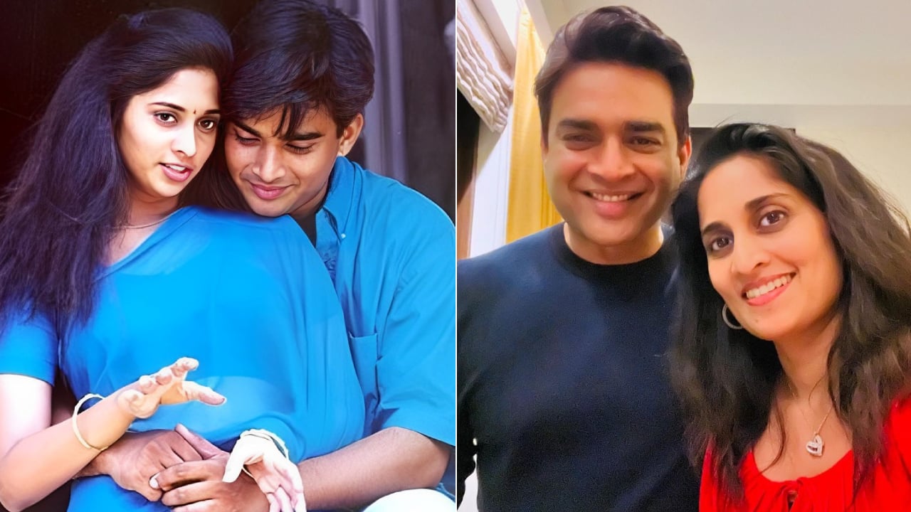 Shalini Ajithkumar meet Her AlaiPayuthey hero Madhavan after 24 years gan