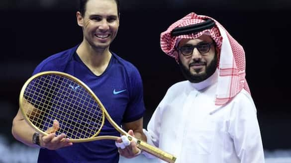 This is the value of the golden racket gifted to Tennis legend Rafael Nadal at the Six Kings Slam kvn