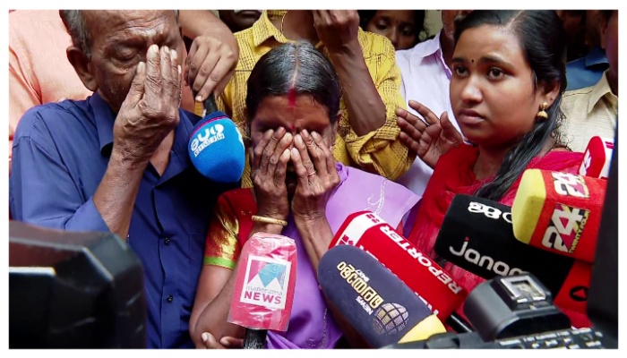 thenkurissi honor killing victim aneeshs mother crying for her son 