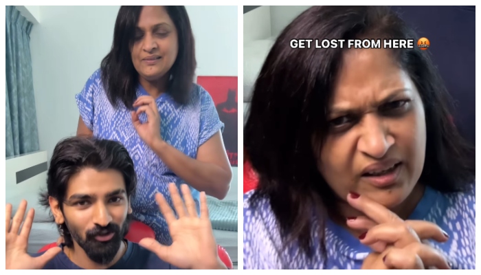 Mother Reaction on son got film offer video viral mrq