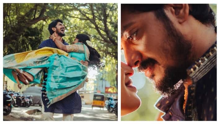 Anna Serial Actress and Mounica Engagement Photos mma