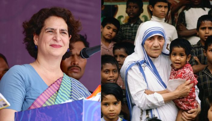 Priyanka Gandhi shared the story of Mother Teresa visiting her home while campaigning in wayanad mrq