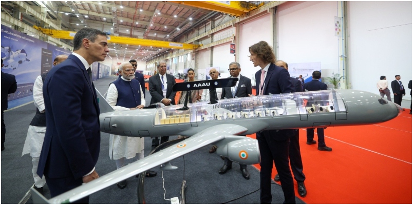 Prime Minister Narendra Modi inaugurated the Tata Aircraft Complex In Gujarat