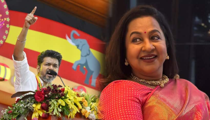 Radhika Sarathkumar reacts on Thalapathy Vijay's political speech; here's what she said