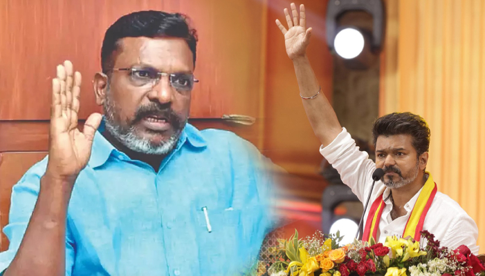 VCK leader thol thirumavalavan heated tweet about thalapathy vijay ans