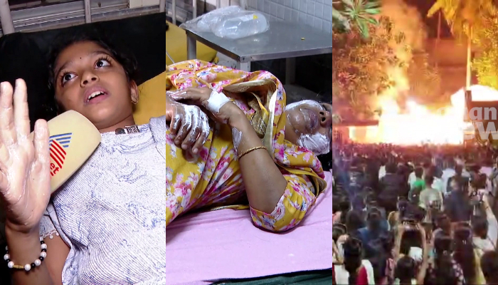 Nileswaram fire cracker accident live updates Eyewitnesses and injured in the shock of the accident