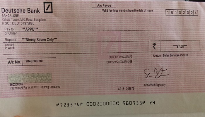 HILARIOUS! Man claims Amazon sent him a Rs 97 refund as cheque, viral post leaves Internet in splits shk