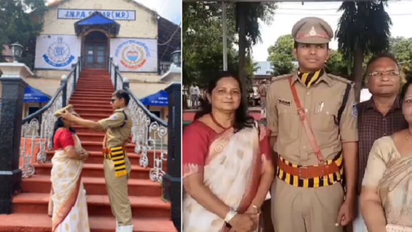 दिवाली पर बेटे ने मां को दिया सबसे अनमोल गिफ्ट, पिता की मौत के बाद स्ट्रगल कर ऐसे बनें उप निरीक्षक
