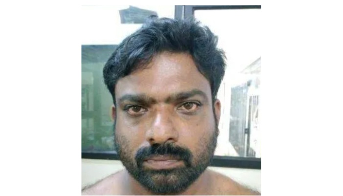 attacked wife and stabbed her in front of children then fled to a remote place in Tamilnadu