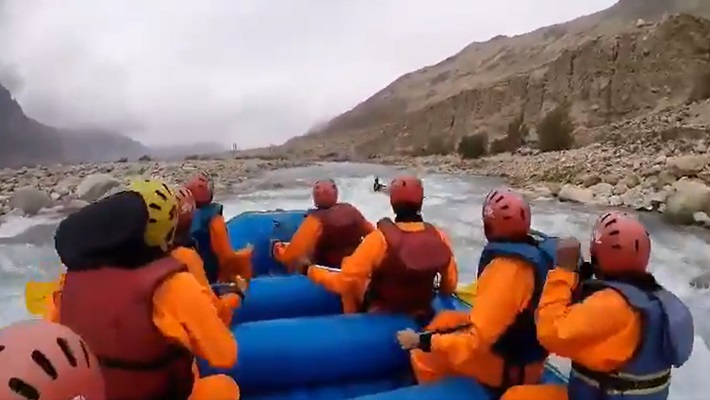 BSF Womens Team Rafting Expedition from Gangotri to Gangasagar AKP