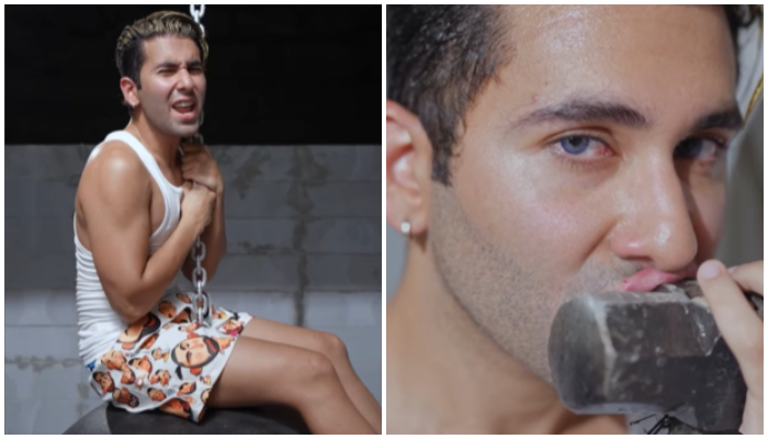 Orry recreates Miley Cyrus' Wrecking Ball music video, but there is a twist [WATCH] RTM