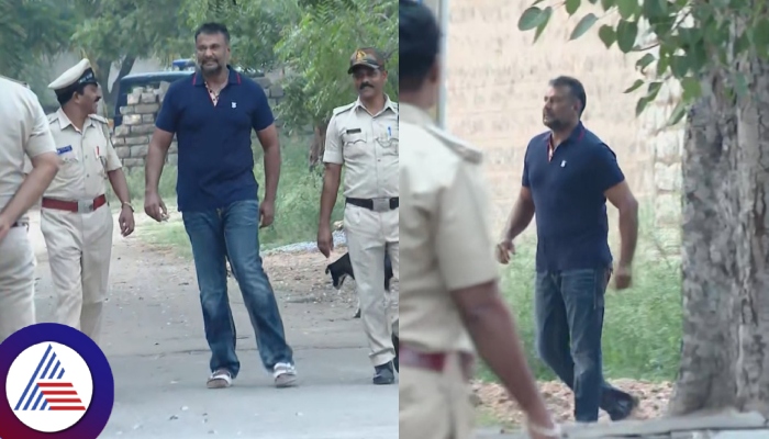 Actor Darshan thoogudeepa Came out from Ballari central Jail sat