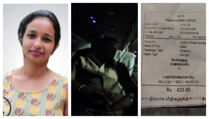 Chennai Malayali woman was dropped off middle of night by the bus staff