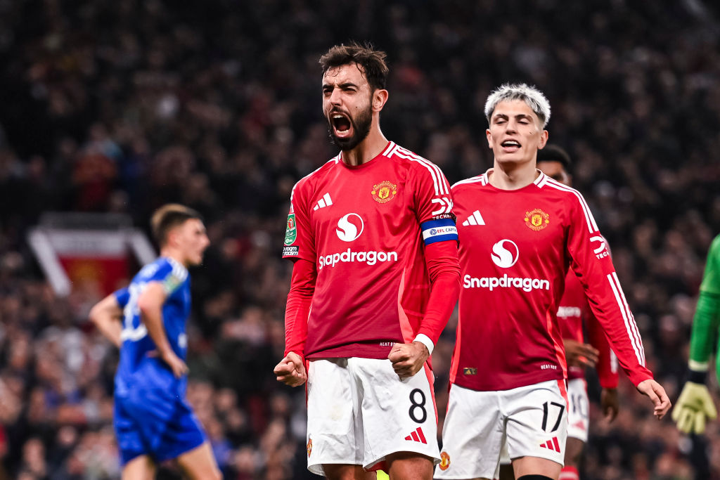 EFL Cup: Man United beat Leicester City 5-2, Nistelrooy Celebrates Winning Debut As Manager