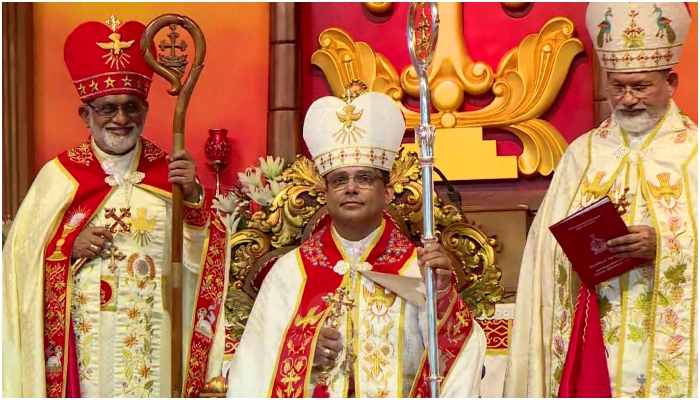 Mar Thomas Tharayil Positioned as syro malabar sabha Changanacherry Archbishop 